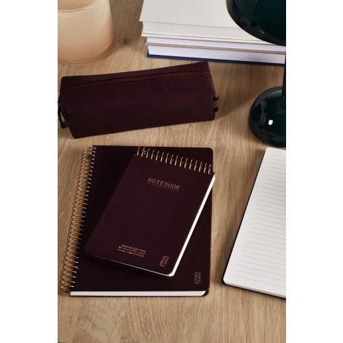 Coffee brown cover of the KOZO A4 Premium notebook