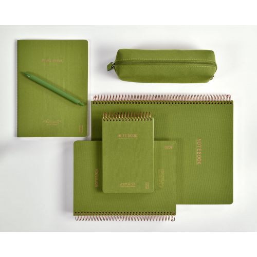 KOZO A4 Premium notebook in Olive Green