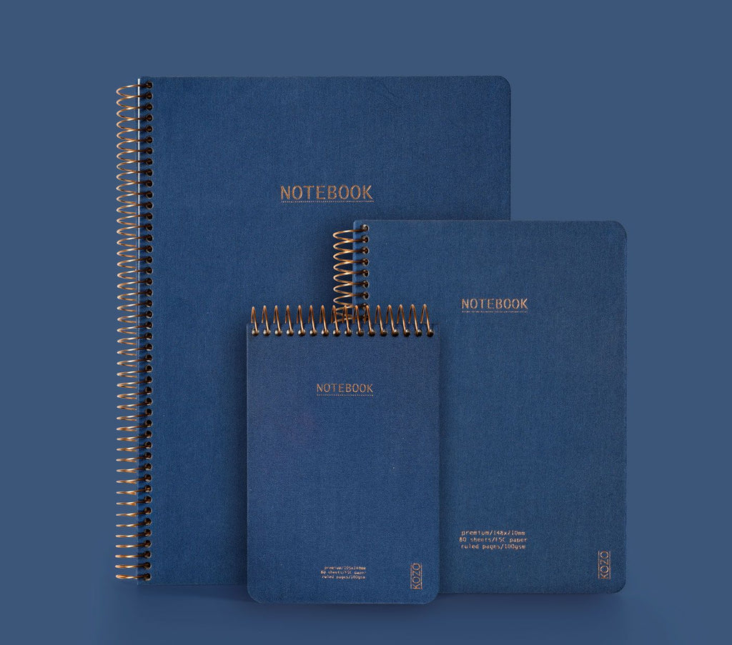 KOZO A4 Premium notebook in Navy
