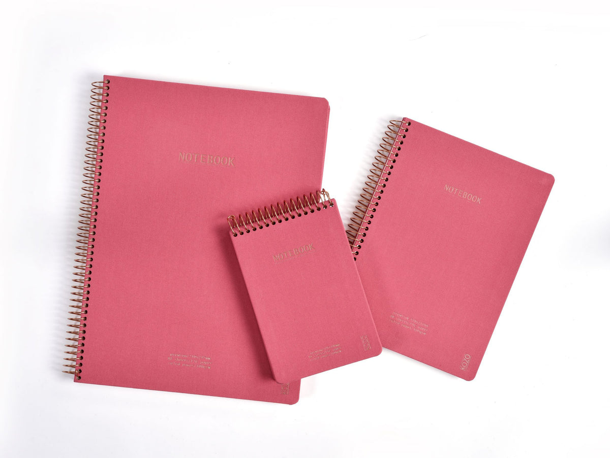 KOZO A4 Premium notebook in Guava Pink